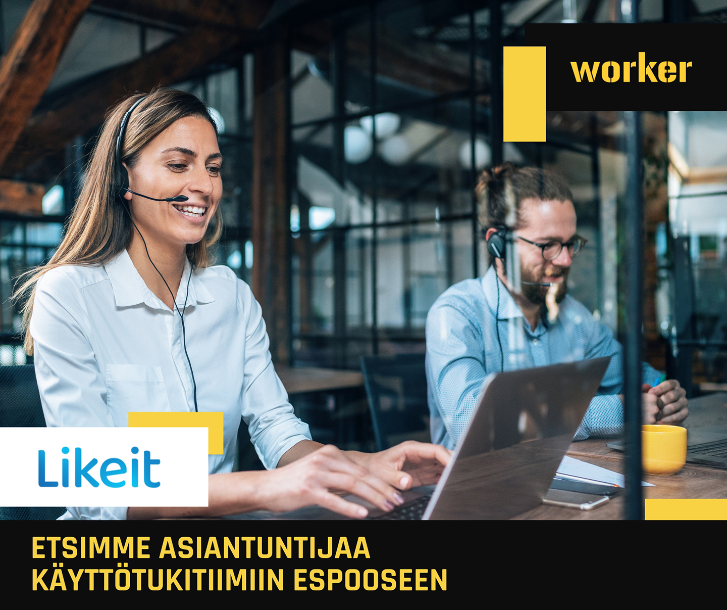 Etsimme ASIANTUNTIJAA KÄYTTÖTUKITIIMIIN Espooseen